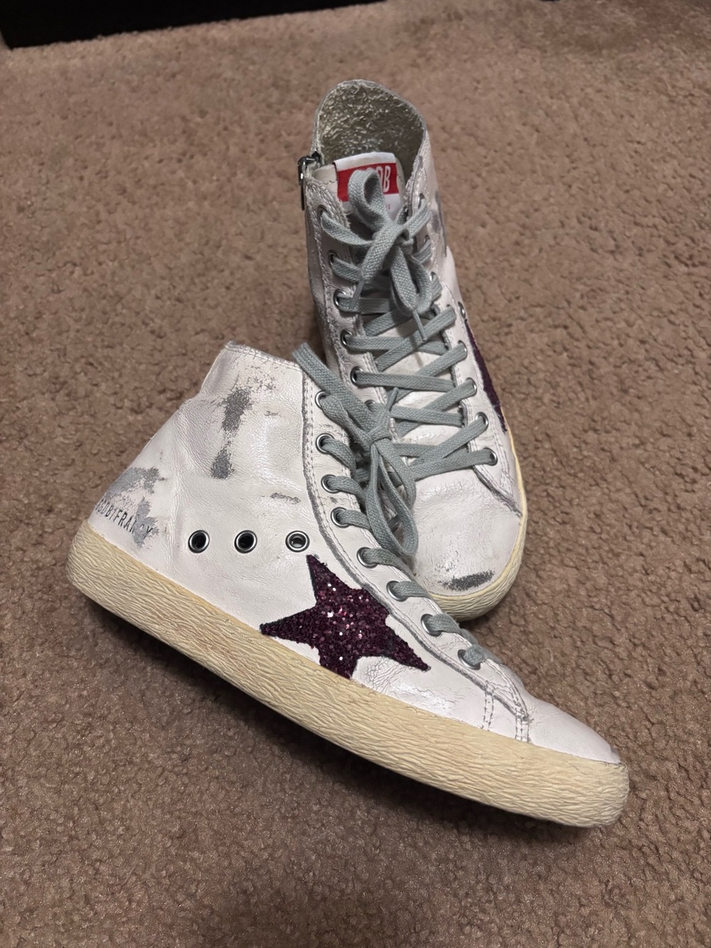 Golden Goose leather Francy High-Top Sneakers EU 37 US 7